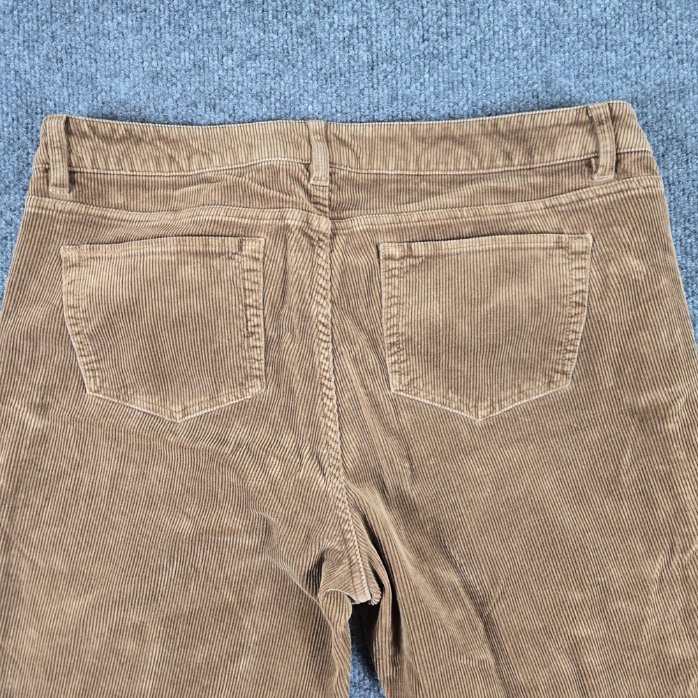 J. Jill Corduroy Pants Women 12 Petite Brown  Wide Leg Trousers - Picture 3 of 11